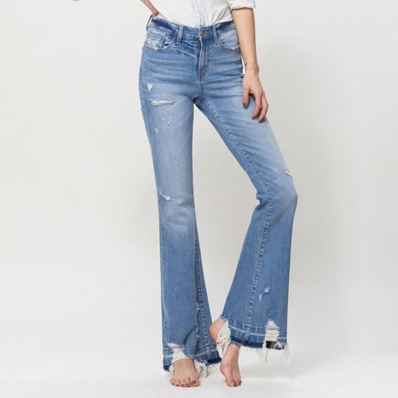 *NEW* Vervet by Flying Monkey High-Rise Flare Jeans - Picture 4 of 10